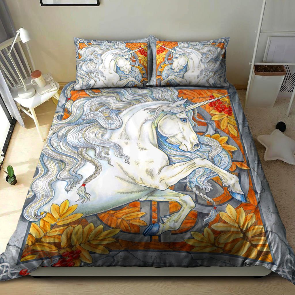Unicorn celtic Bedding Set
