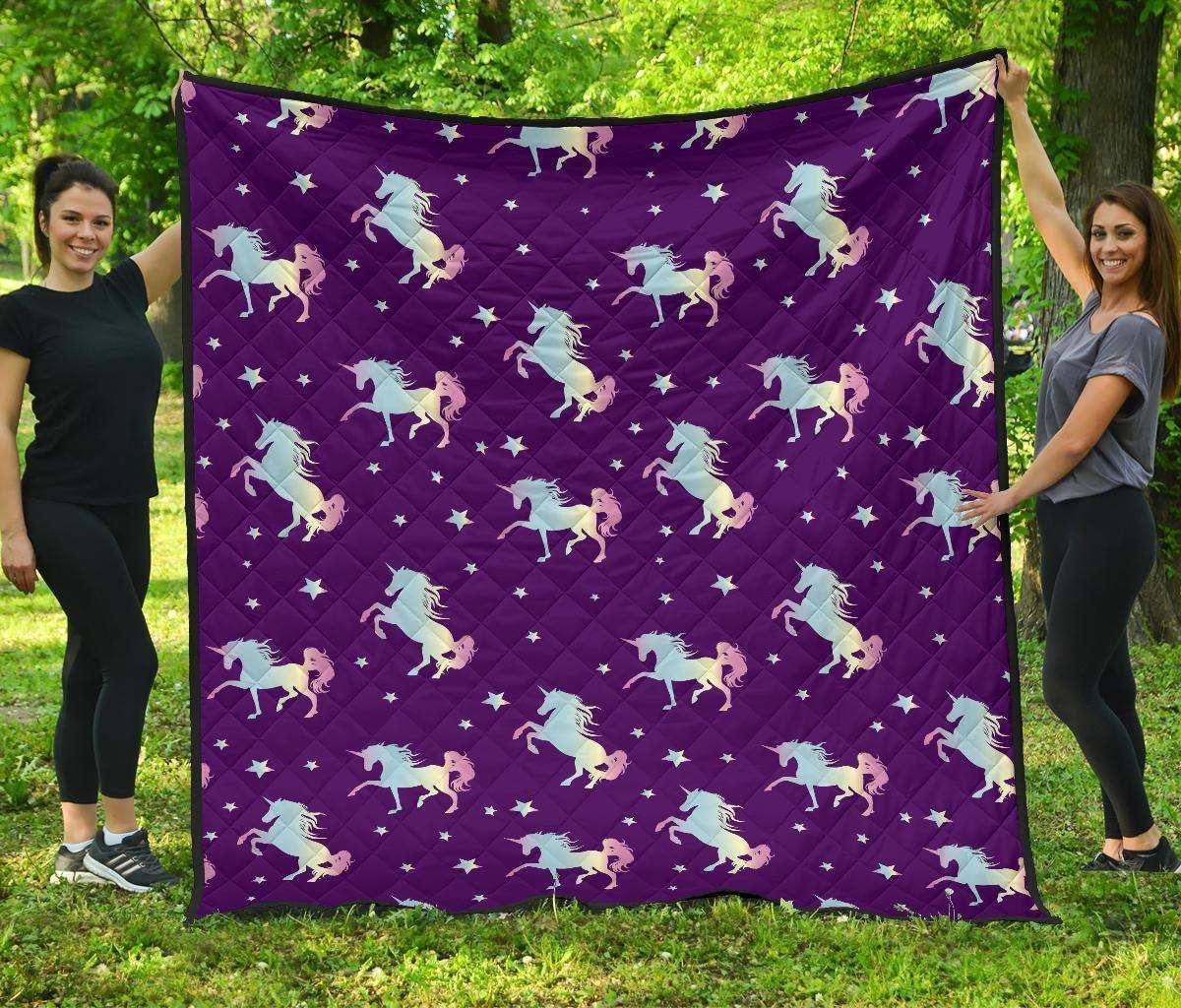 Unicorn CL12100705MDQ Quilt Blanket