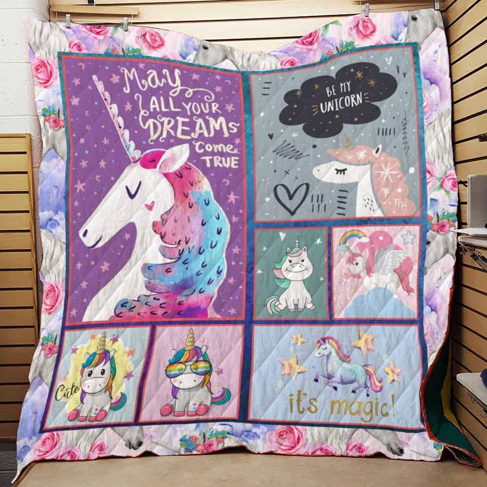Unicorn CLA1610562Q Quilt Blanket
