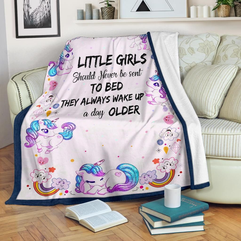 Unicorn Sherpa Fleece Blanket
