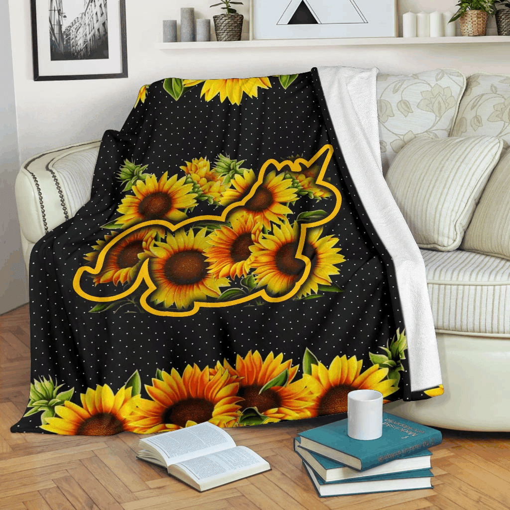 Unicorn Sherpa Fleece Blanket