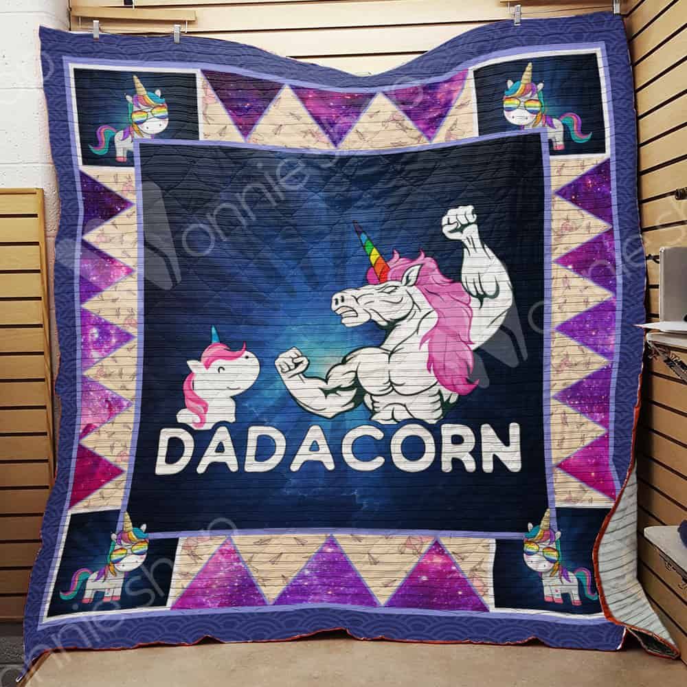 Unicorn Dad Quilt Blanket DHC1102414TD