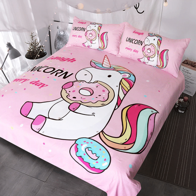 Unicorn Donut Bedding Set