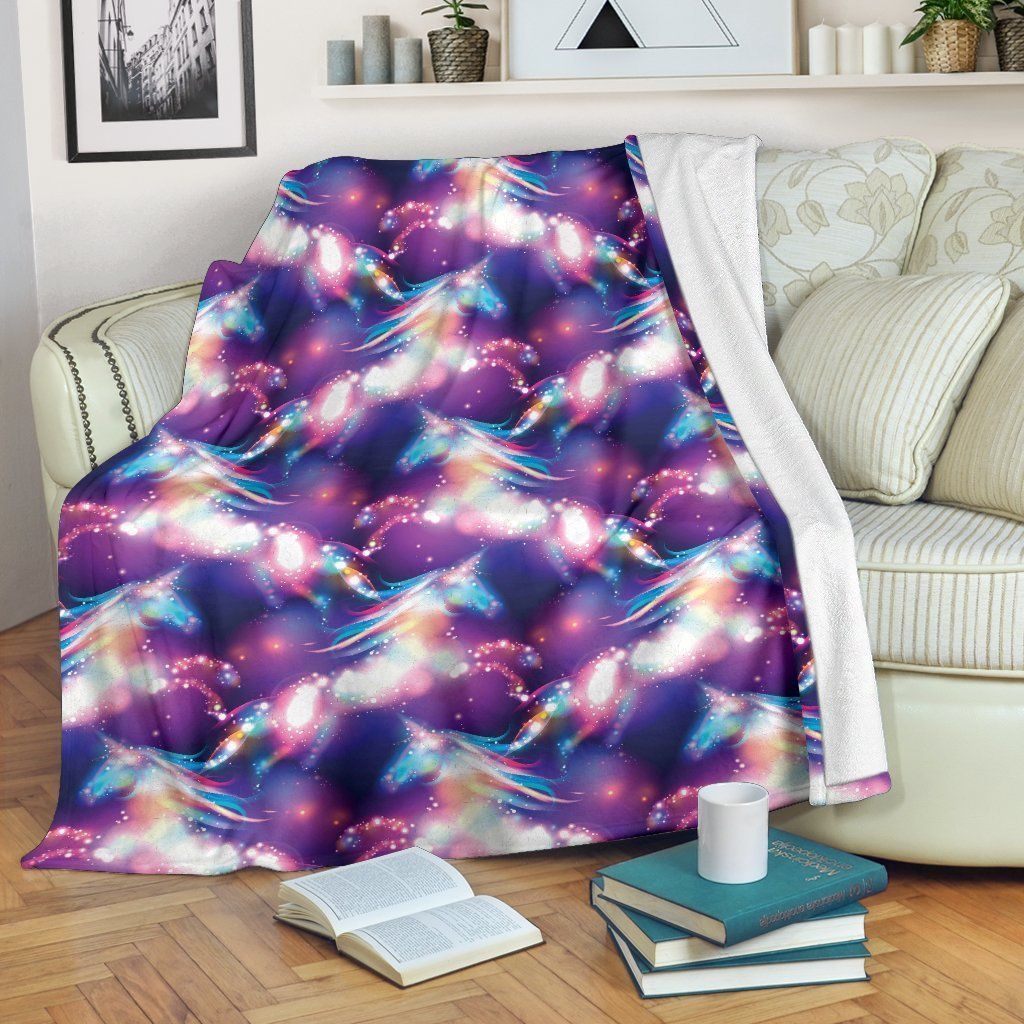 Unicorn Dream Galaxy Soft Fleece Blanket