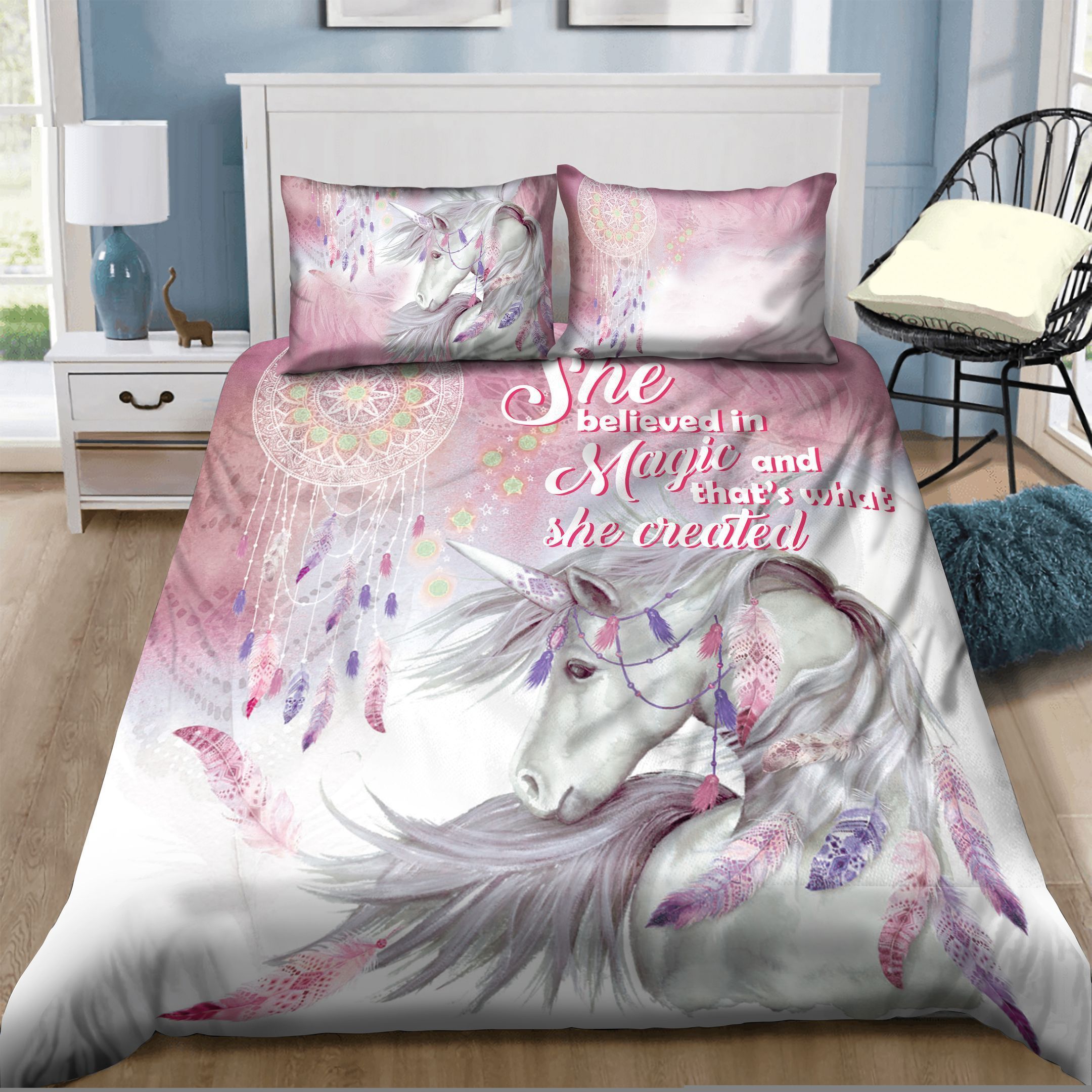 Unicorn Dreamcatcher Bedding Set