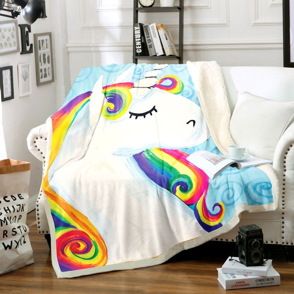 Unicorn Sherpa Fleece