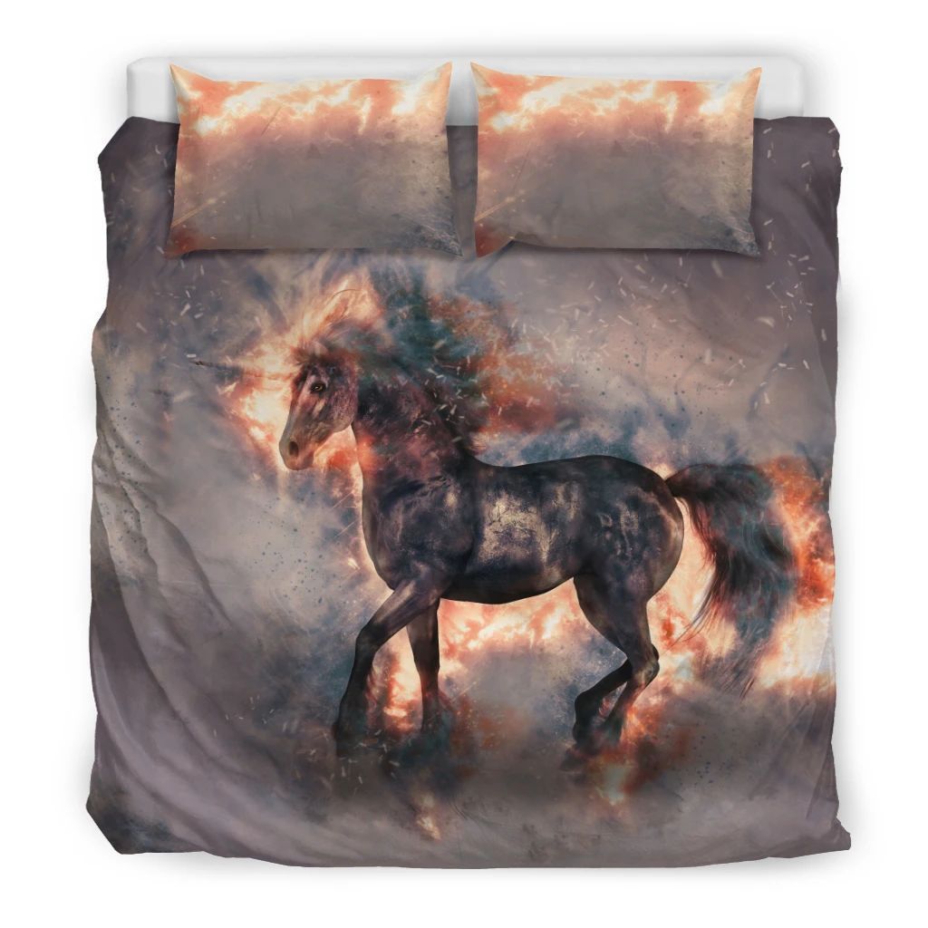 Unicorn Fire Bedding Set