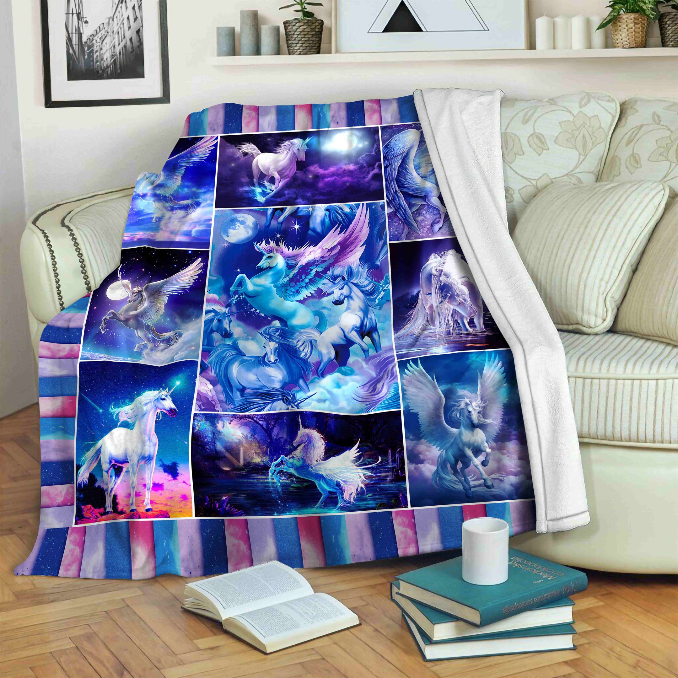 Unicorn Fleece Blanket