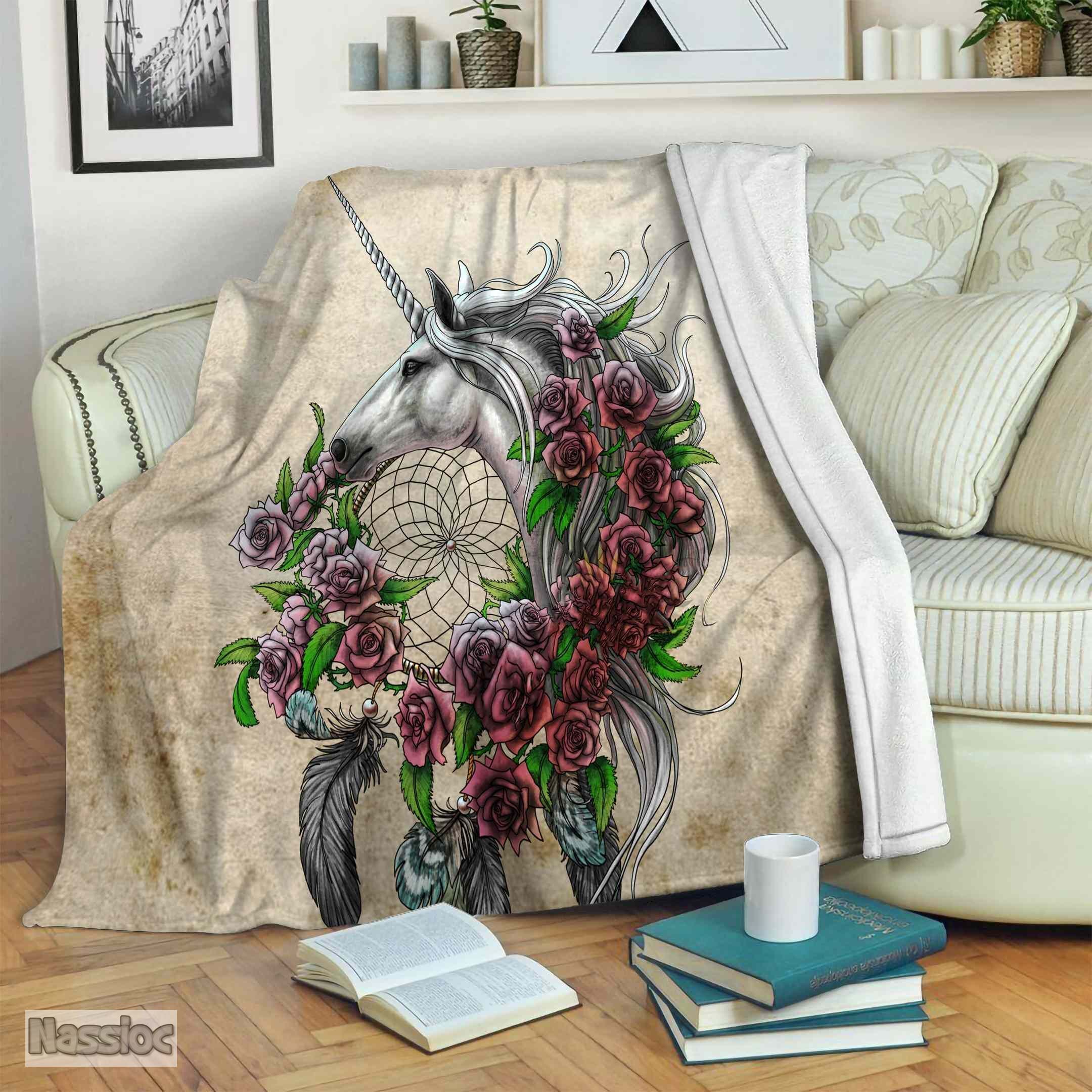 Unicorn Fleece Blanket