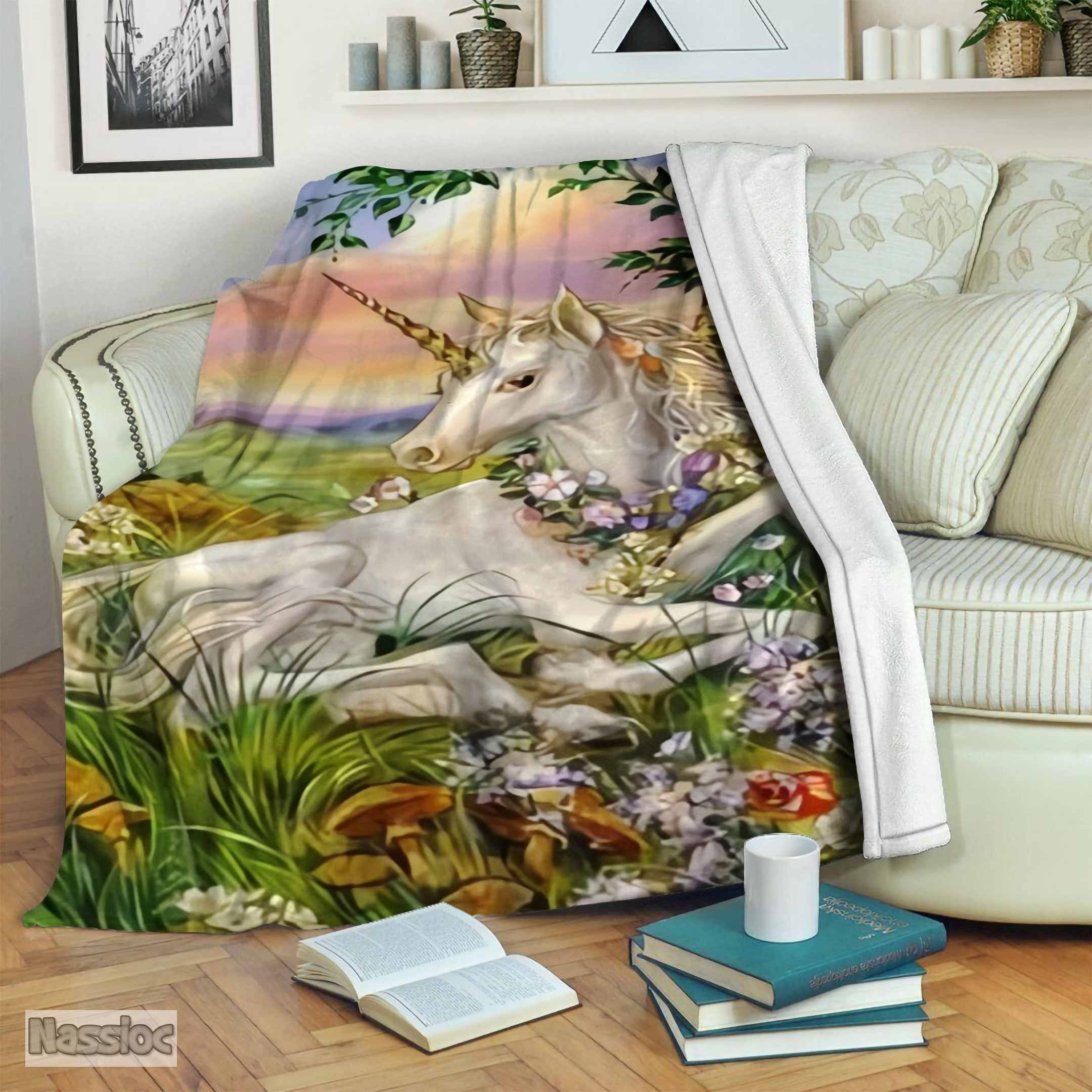 Unicorn Fleece Blanket
