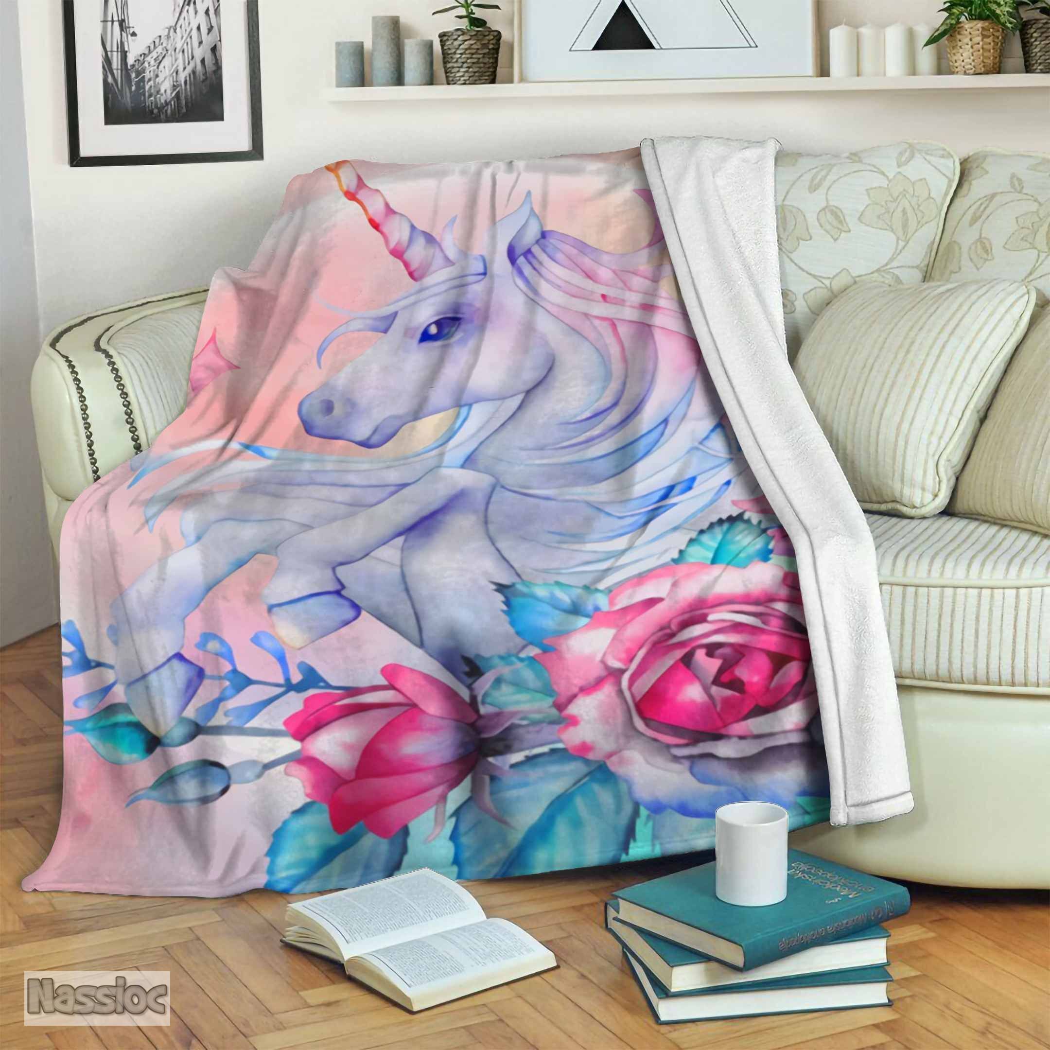 Unicorn Fleece Blanket