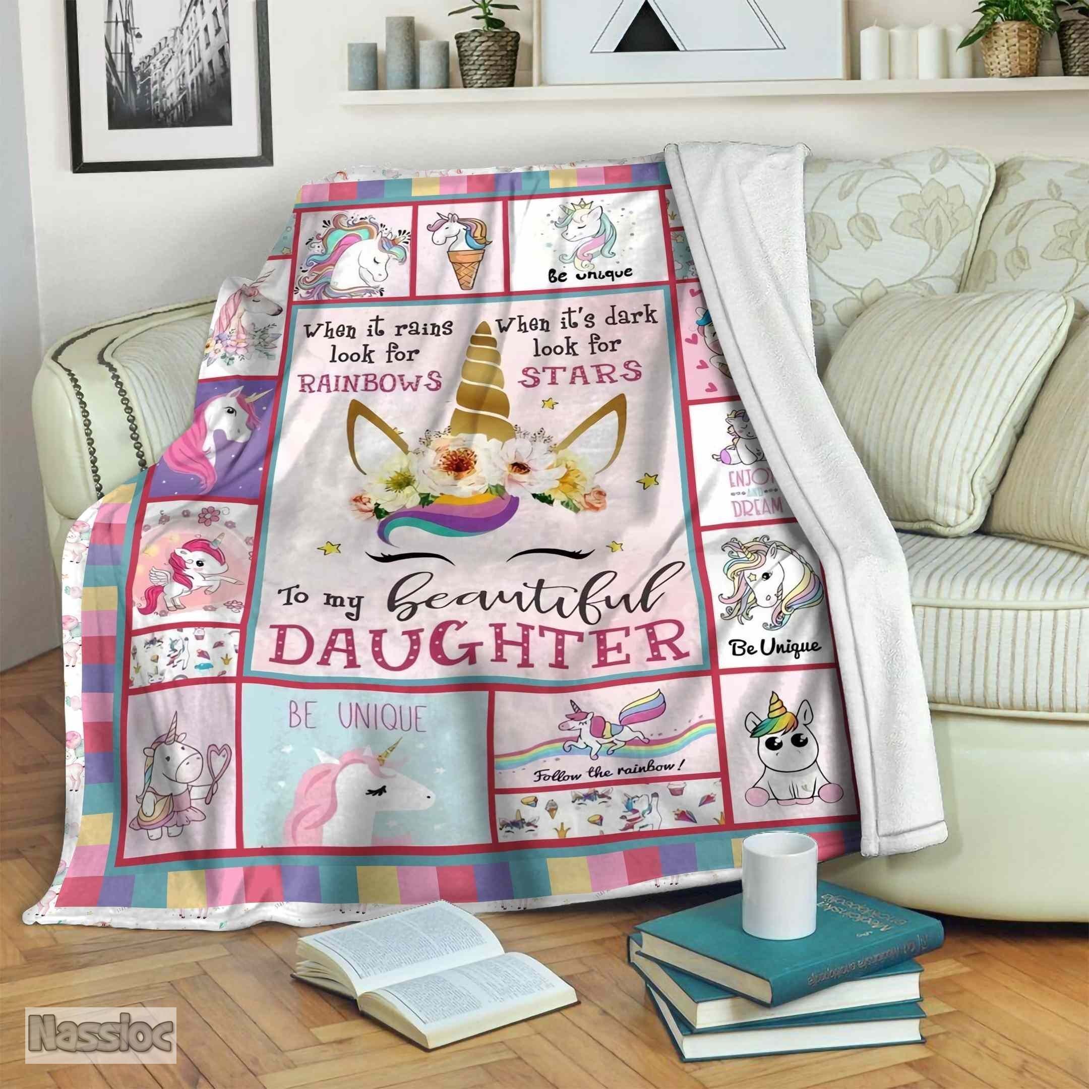 Unicorn Fleece Blanket