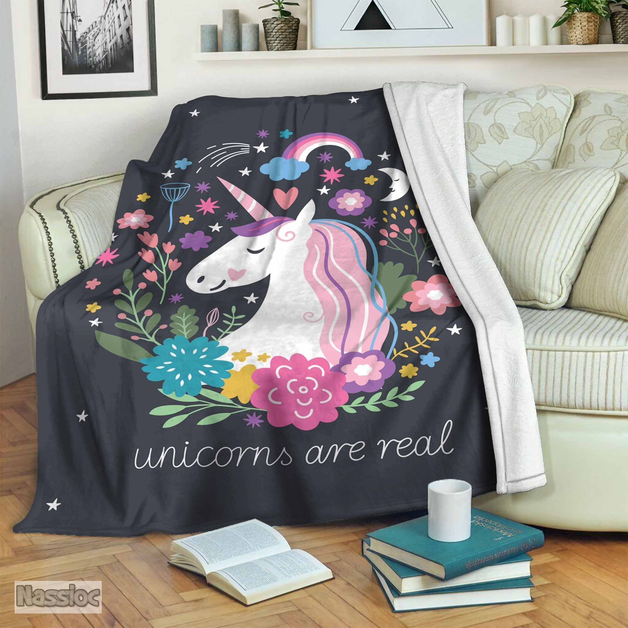 Unicorn Fleece Blanket