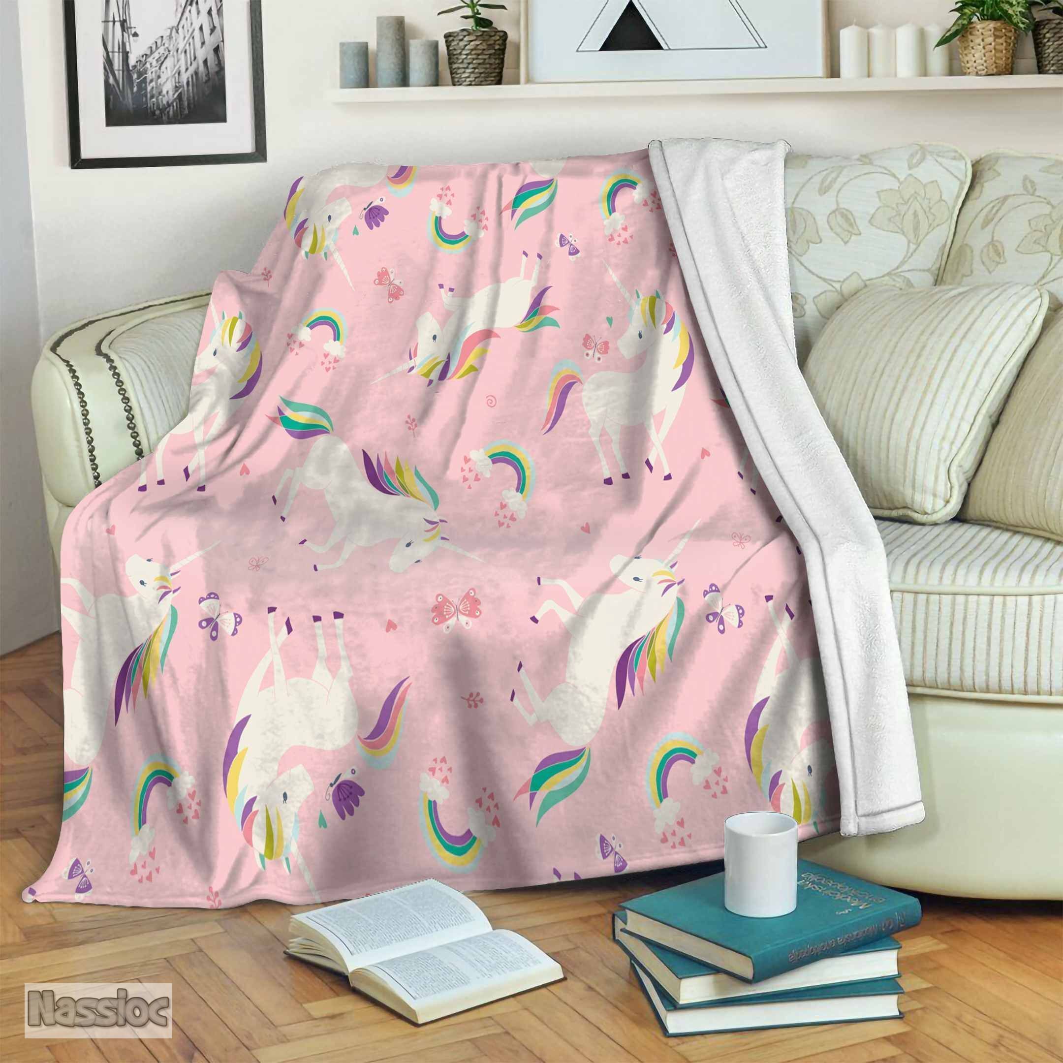 Unicorn Fleece Blanket