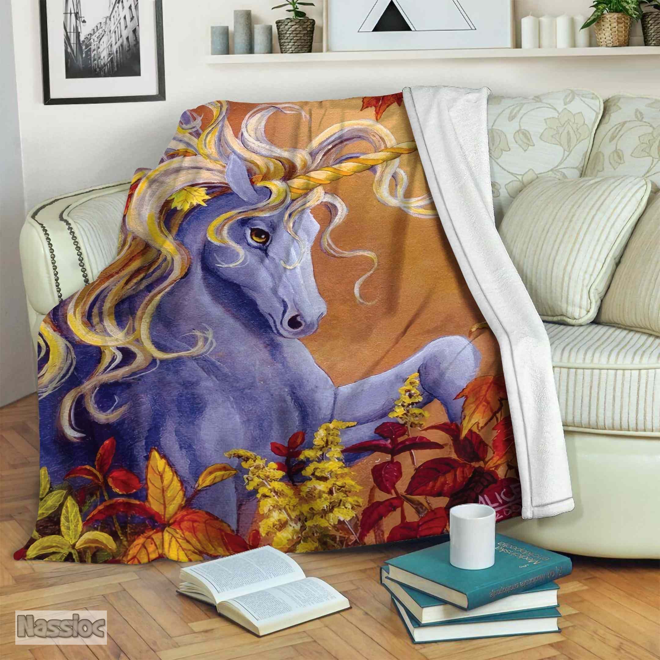 Unicorn Fleece Blanket