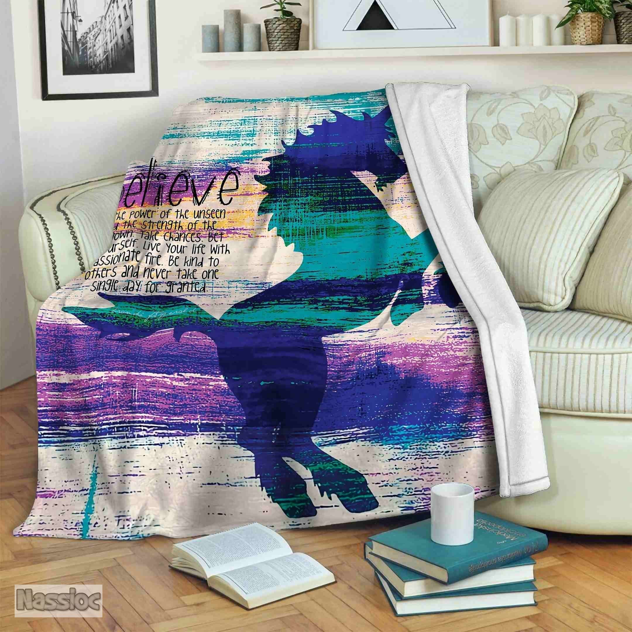 Unicorn Fleece Blanket