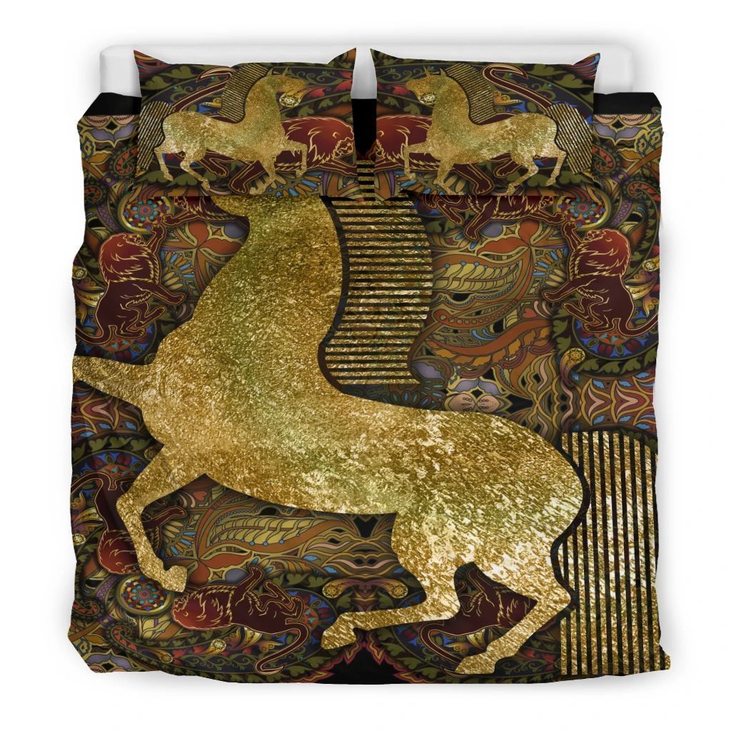 Unicorn Gold Bedding Set