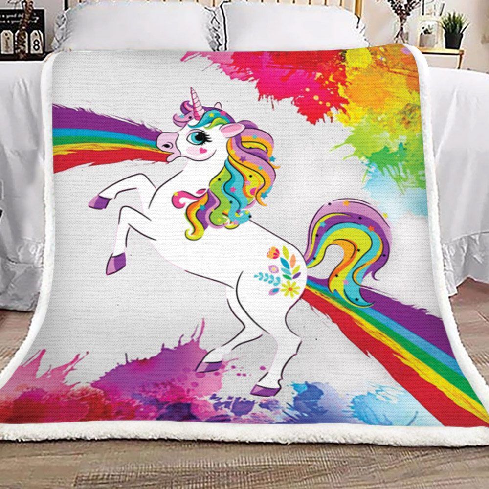 Unicorn Sherpa Fleece