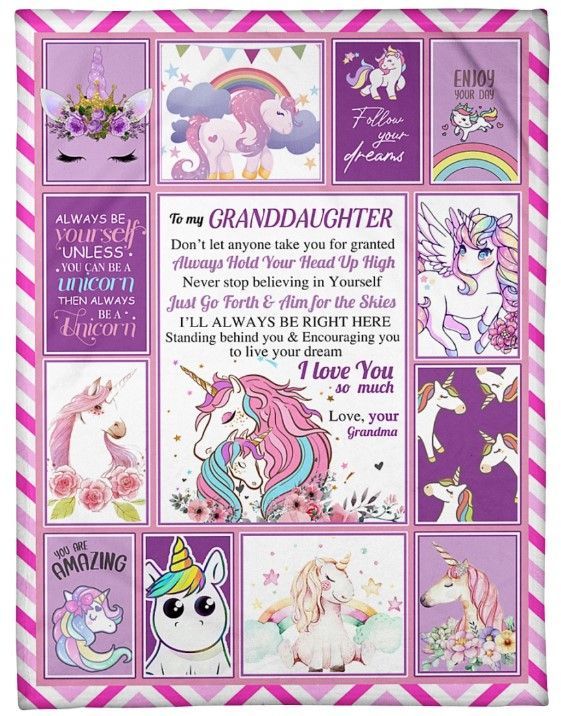 Unicorn I Love You So Much Sherpa Fleece Blanket