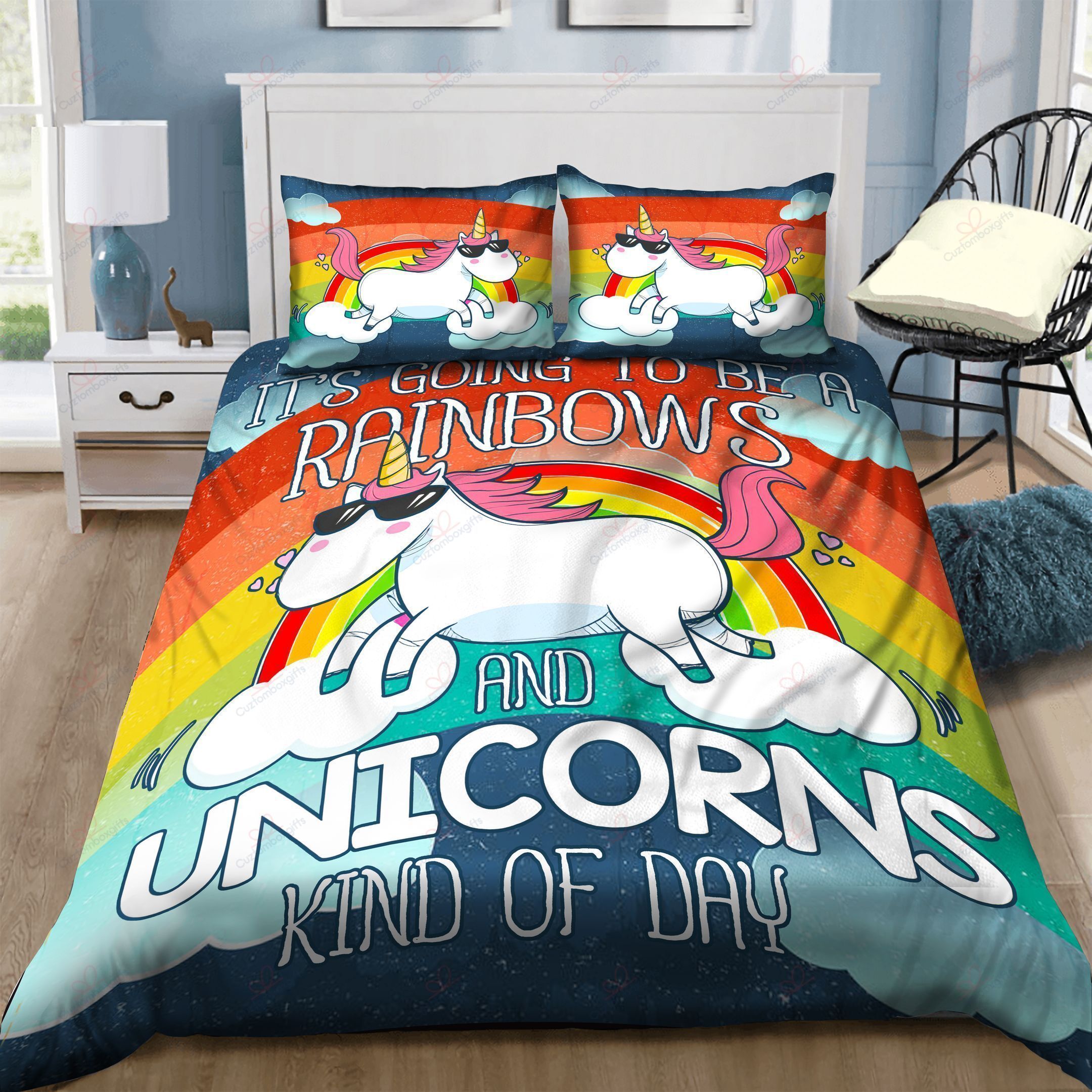 Unicorn Kind Of Day Bedding Set