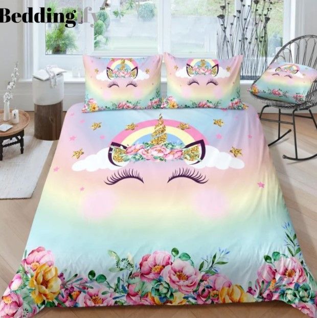 Unicorn Lash Bedding Set