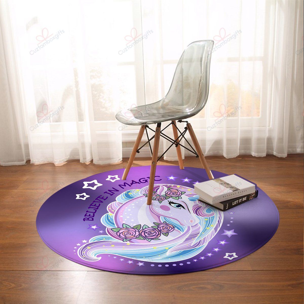 Unicorn Magic Round Carpet