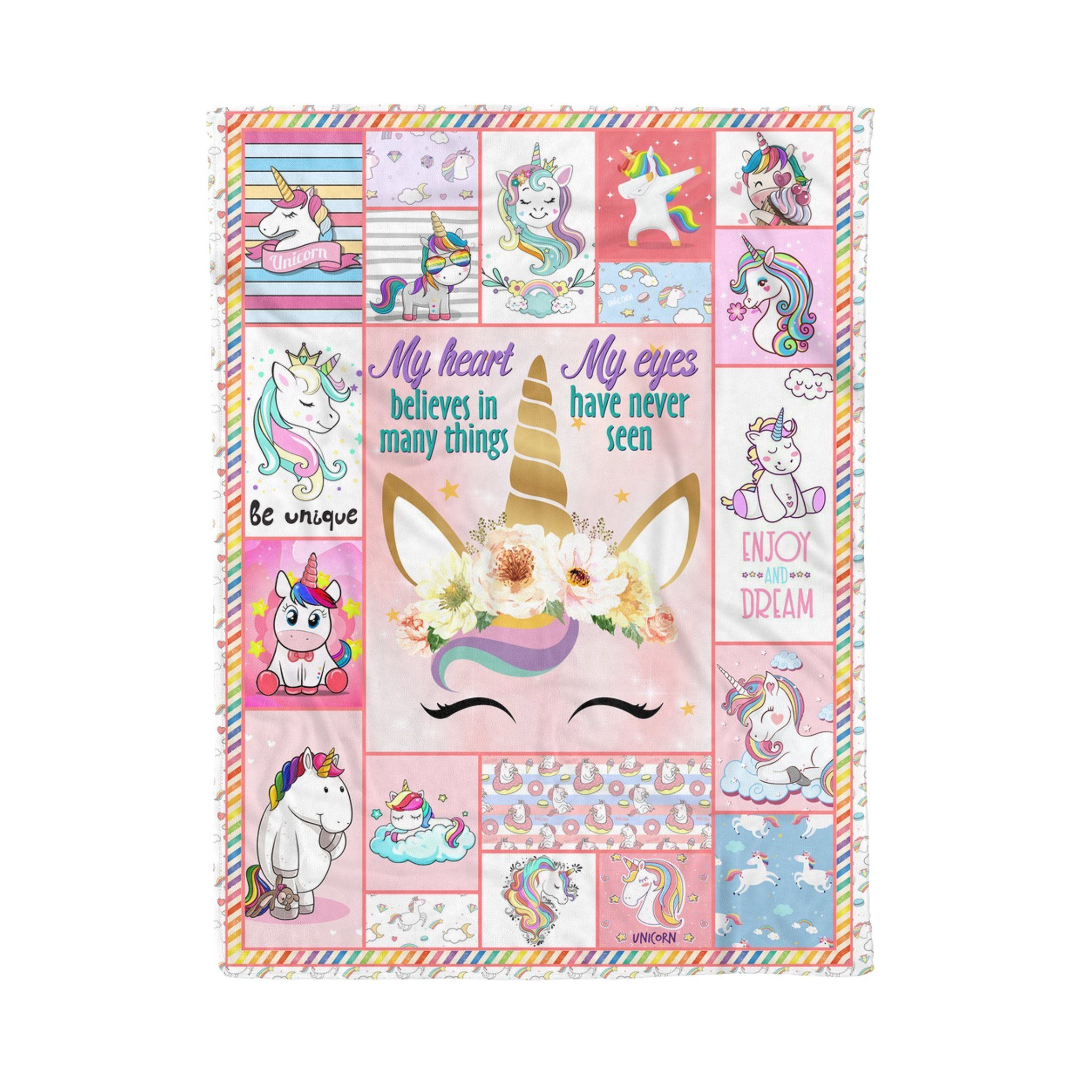 Unicorn Fleece Blanket