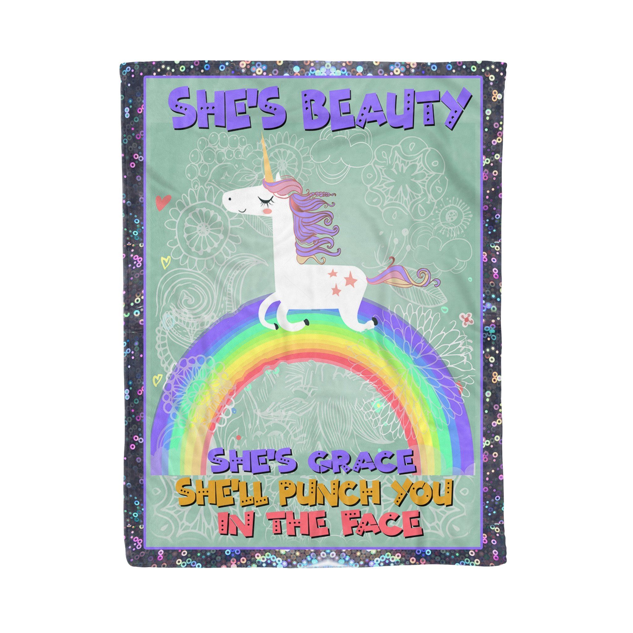 Unicorn Fleece Blanket