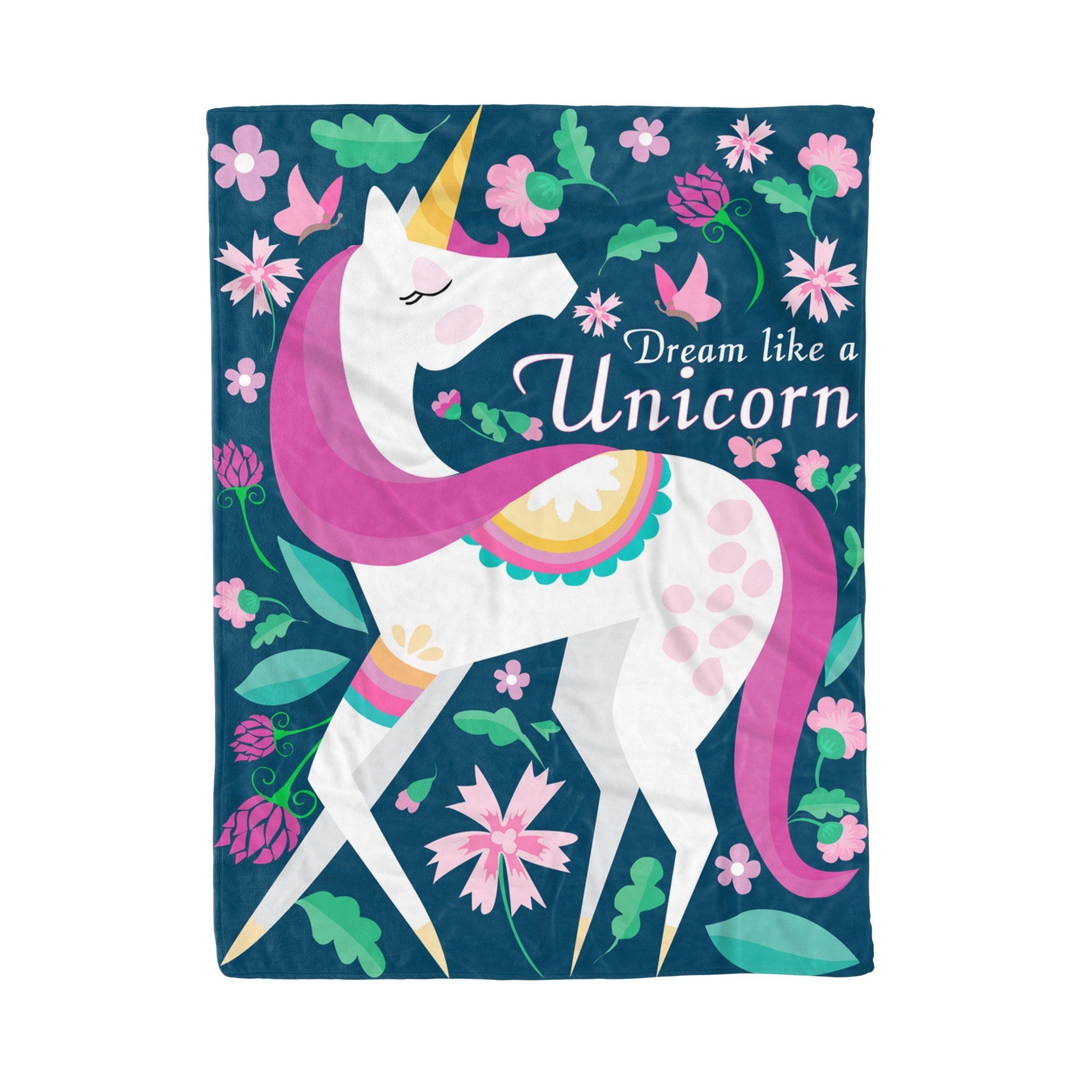 Unicorn Fleece Blanket