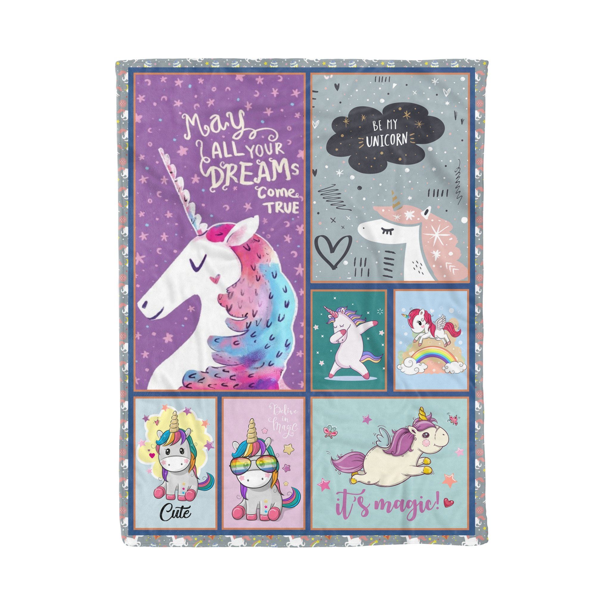Unicorn Fleece Blanket
