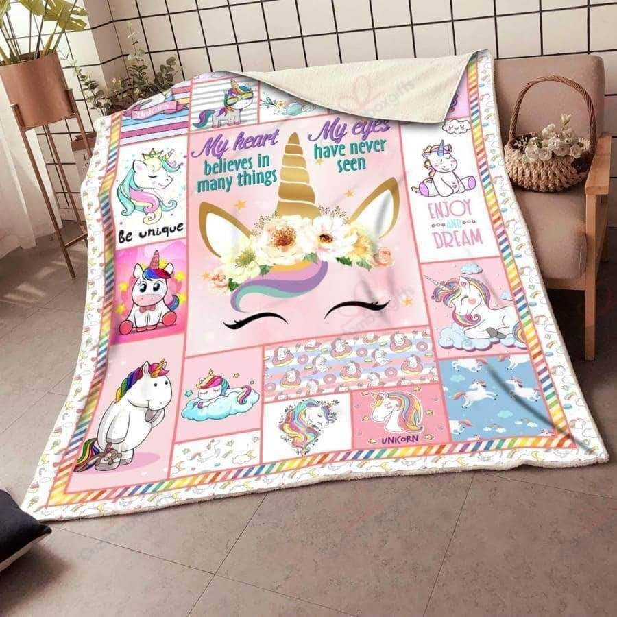 Unicorn Fleece Blanket