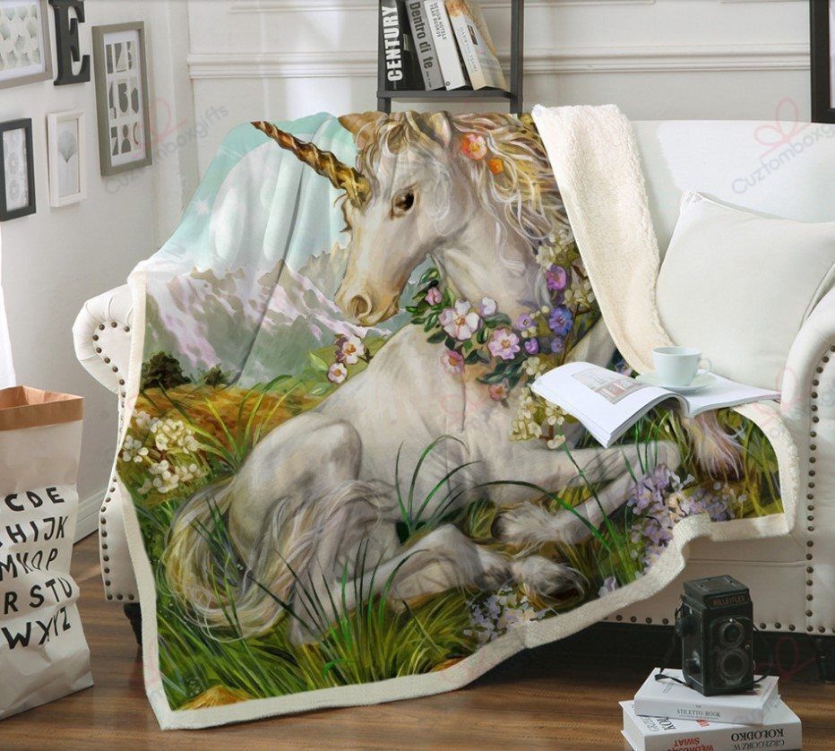 Unicorn Fleece Blanket