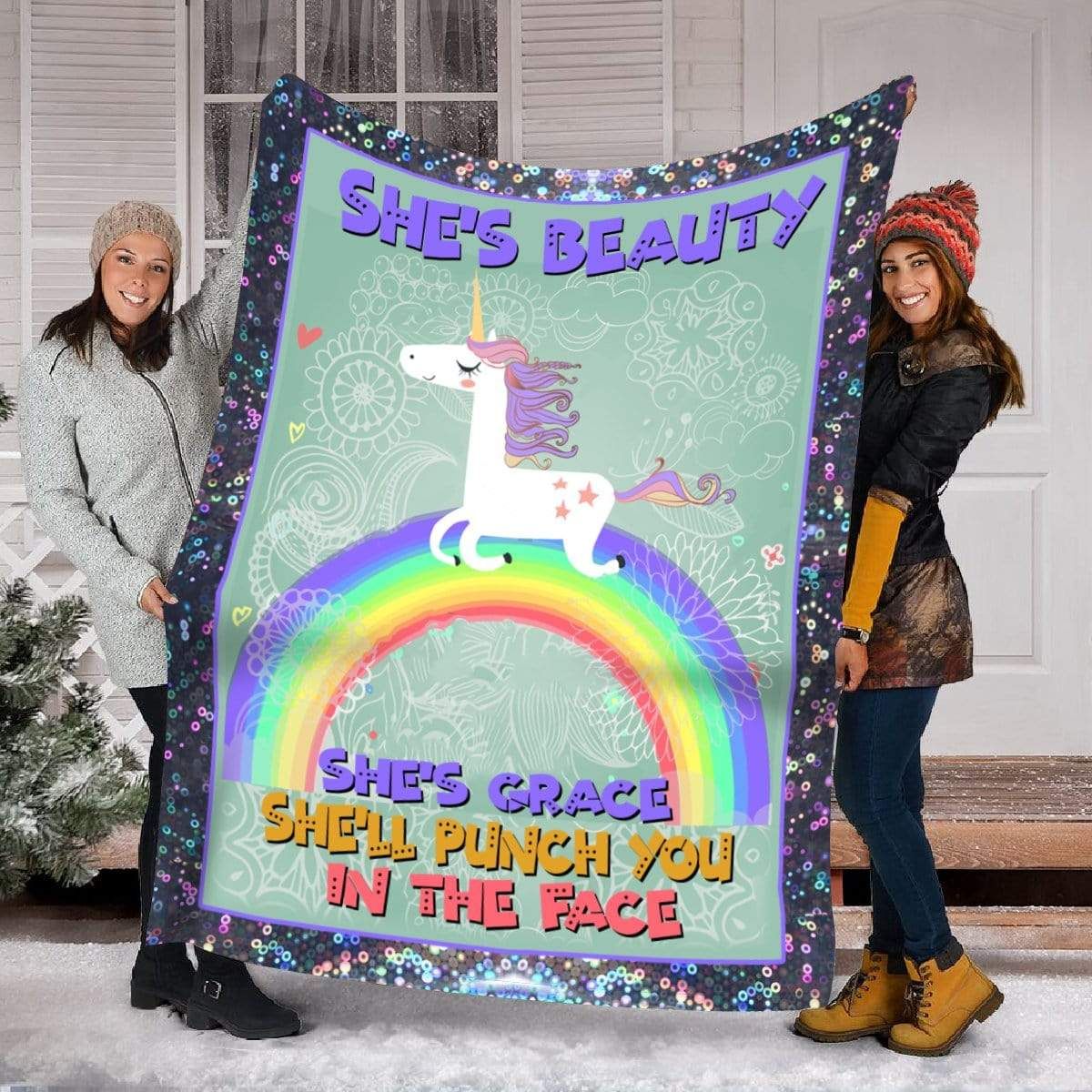 Unicorn Fleece Blanket