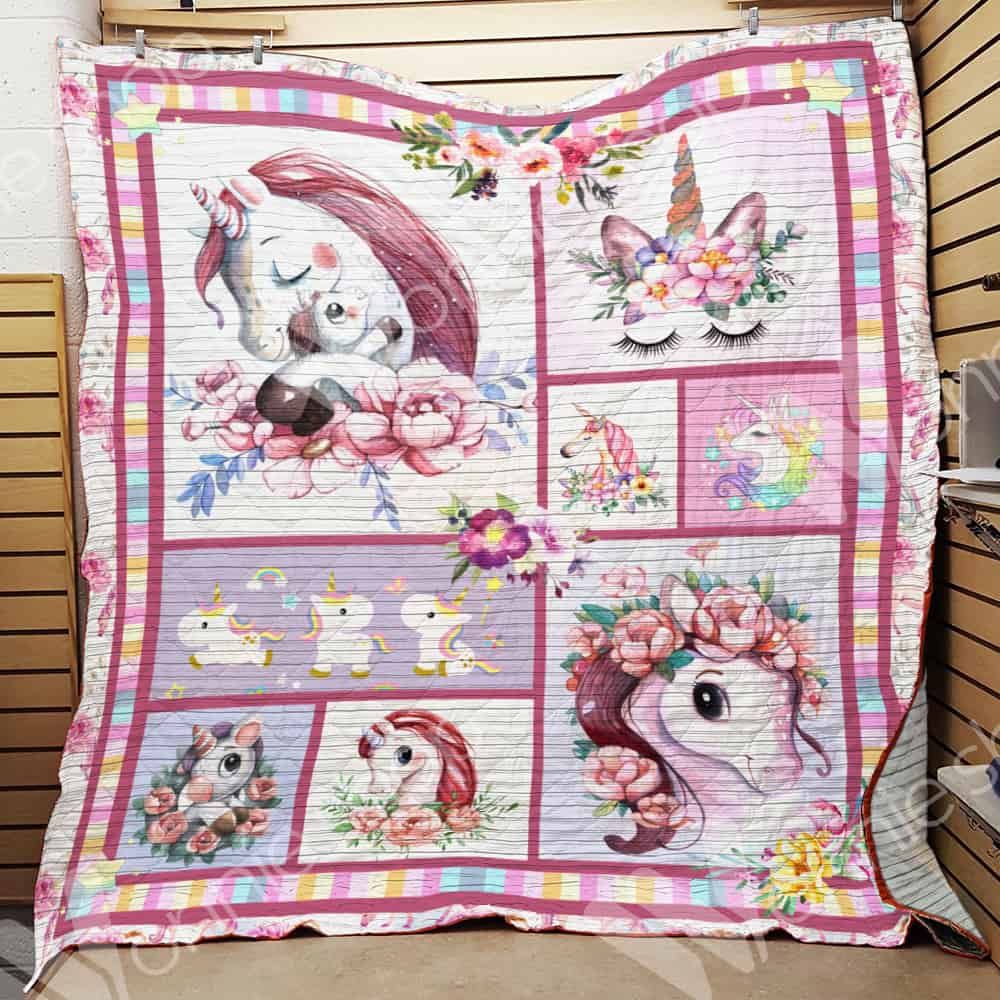 Unicorn Mom Quilt Blanket DHC01021006TD