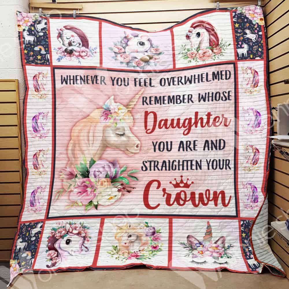 Unicorn Mom Quilt Blanket DHC0102948TD