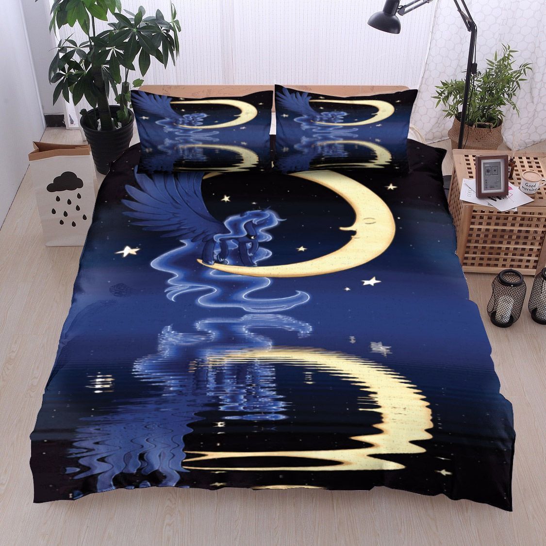 Unicorn Moon Bedding Set
