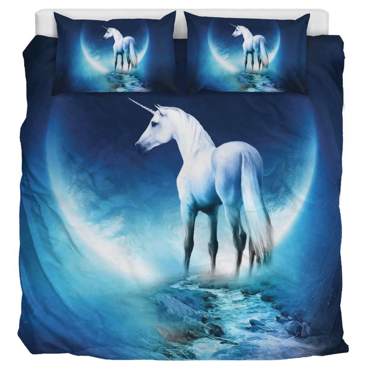 Unicorn Moon Bedding Set