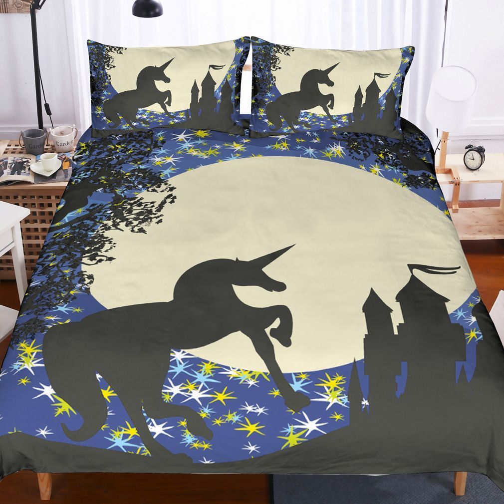 Unicorn Moon Bedding Set