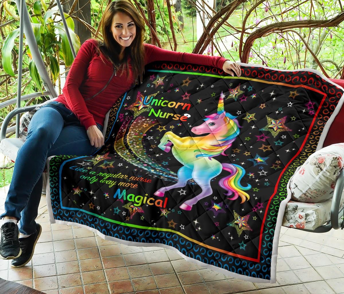 Unicorn Nurse More Magical Quilt Blanket DHC020120194TD