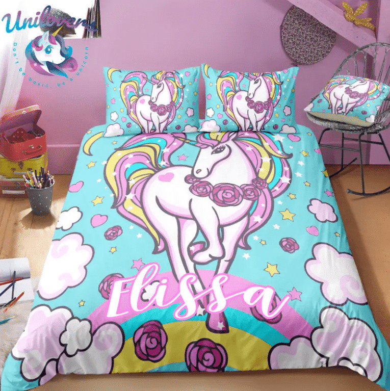 Unicorn Personalized Bedding Set