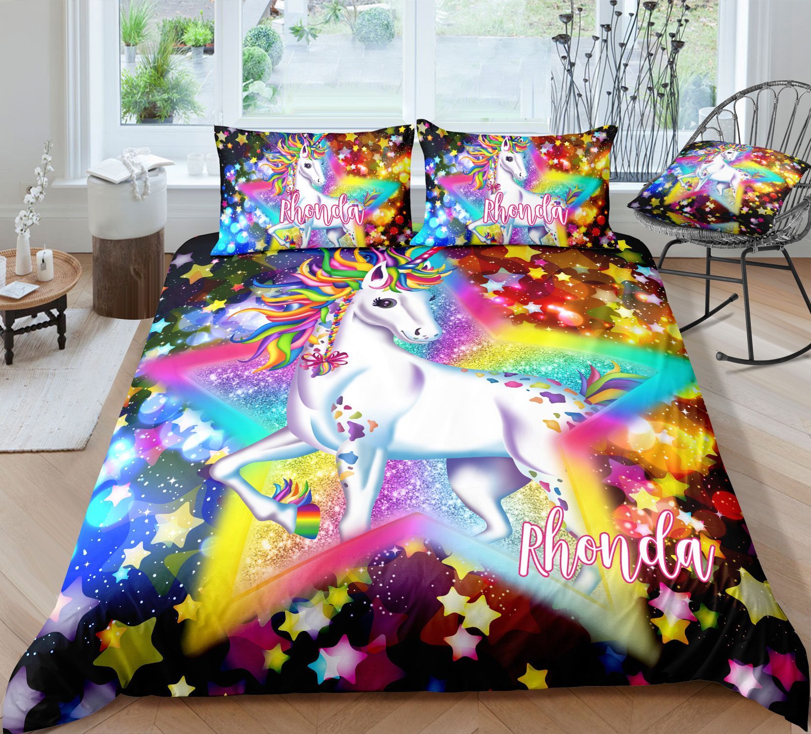 Unicorn Personalized Bedding Set