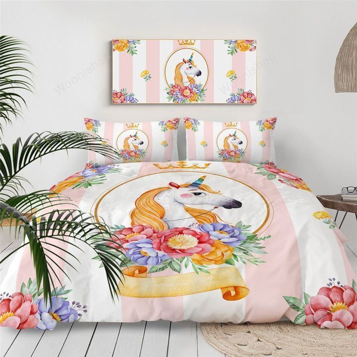 Unicorn Pink Bedding Set