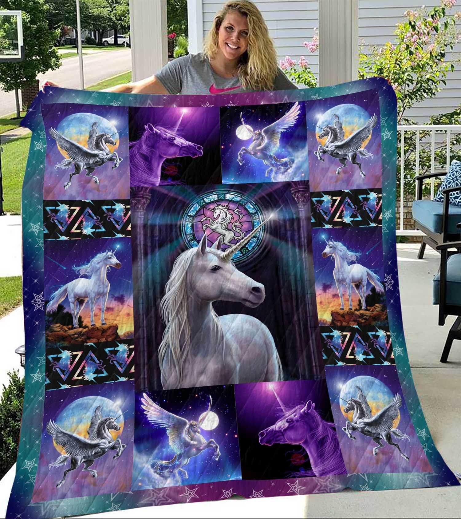 Unicorn Quilt Anh0041 Dhc11121178Dd