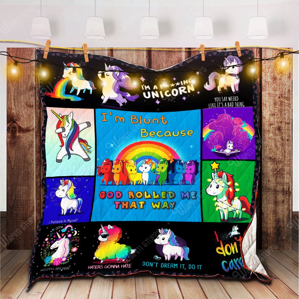 Unicorn Quilt Blanket Bp Dhc1312473Dd