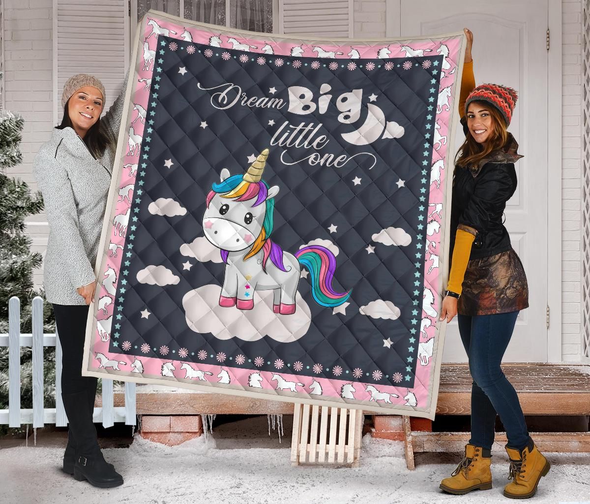 Unicorn Quilt Blanket Dhc09121373Dd