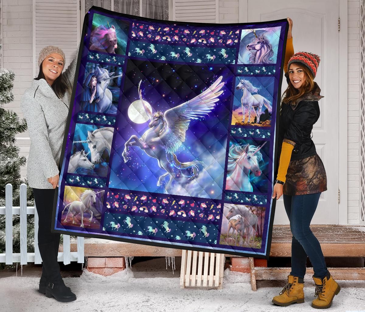 Unicorn Quilt Blanket Dhc09121603Dd