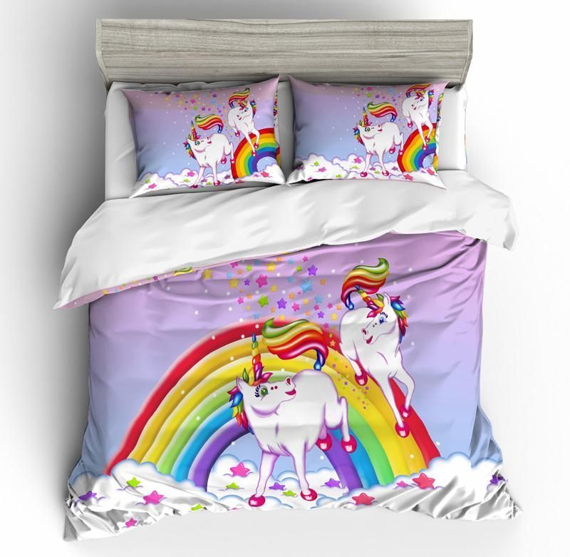 Unicorn Rainbow Bedding Set