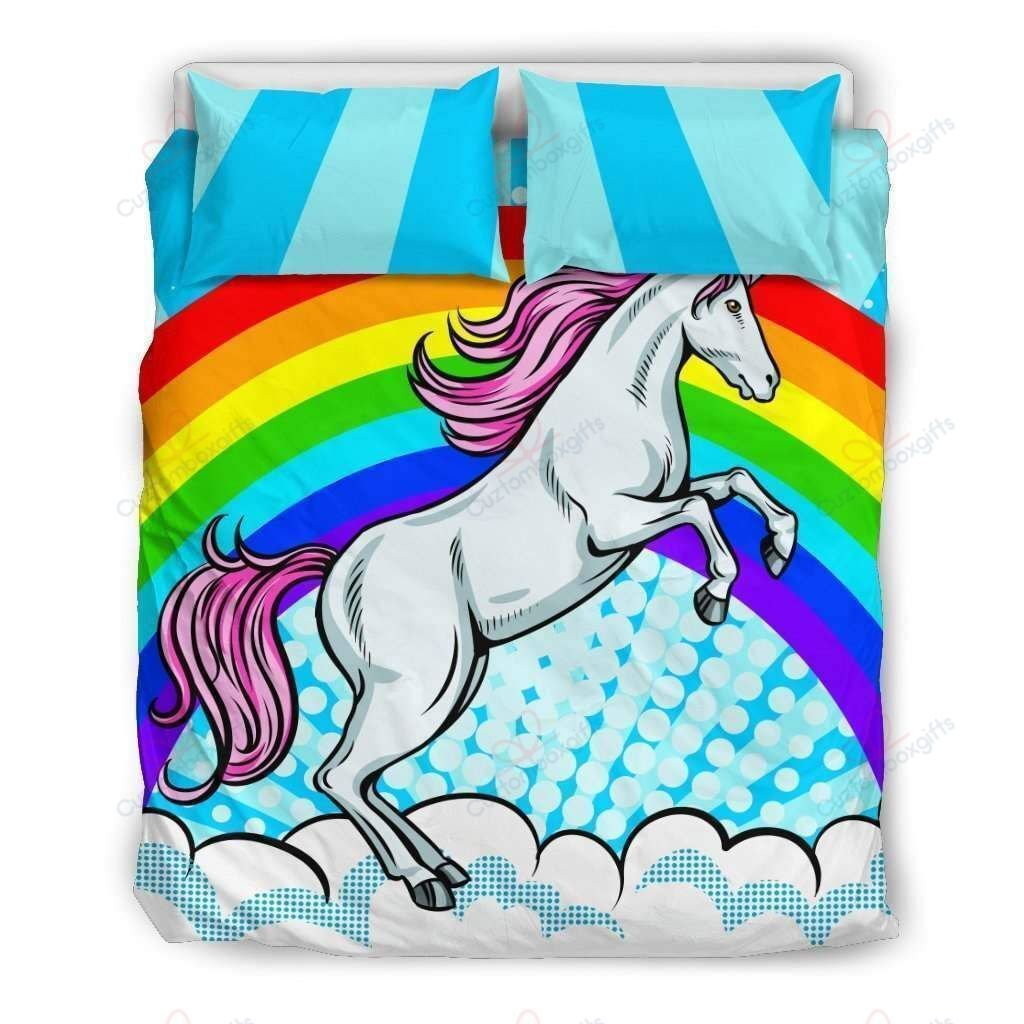 Unicorn Rainbow Bedding Set
