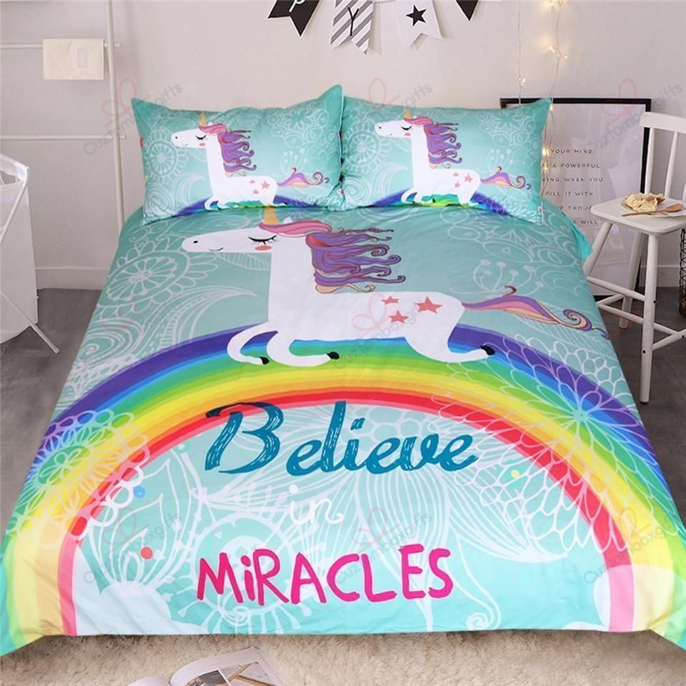 Unicorn Rainbow Bedding Set