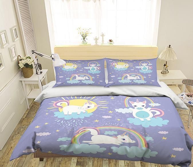 Unicorn Rainbow Bedding Set